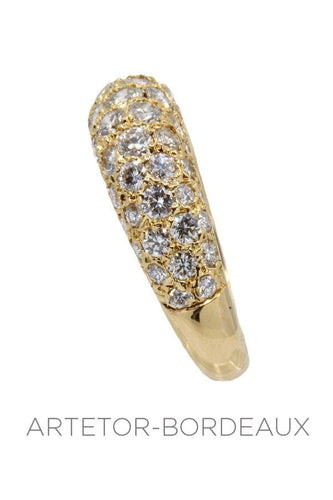 Bague 53 Bague jonc diamants 58 Facettes 31081