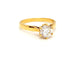 Bague 57 Bague Solitaire Or jaune Diamant 58 Facettes 813001CN