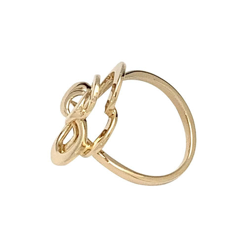 Bague 49 Bague Chanel "Fil de Camélia" en or jaune. 58 Facettes 30092