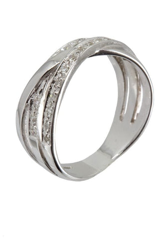 Bague 51 Bague moderne diamants 58 Facettes 038341-1