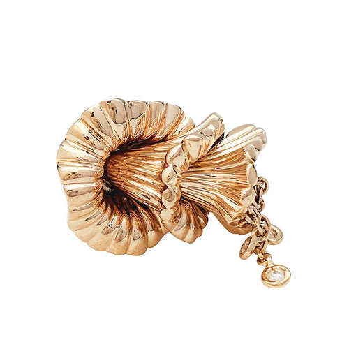 Bague 55 Bague Boucheron, "Exquises confidences", or rose et diamants. 58 Facettes 30662