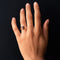 Bague 61 Bague jonc grenat or rose 58 Facettes 20-195-57