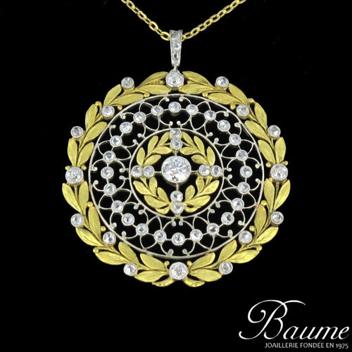 Pendentif Pendentif diamants rosace 58 Facettes 13-069-7402260