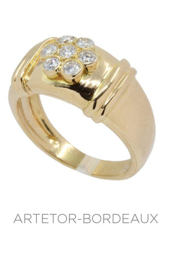 Bague 53 Bague moderne diamants 58 Facettes 35331