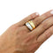 Bague 52 Bague Chaumet or blanc, collection "Valse". 58 Facettes 30587