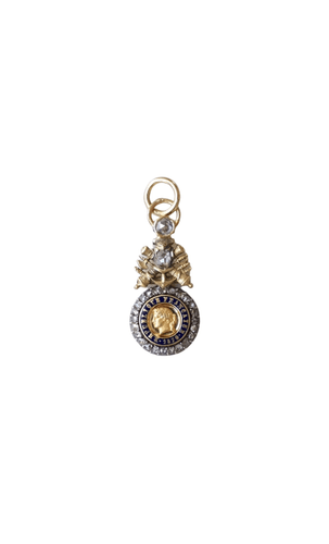 Pendentif Médaille militaire Ordonnance en or et diamants 58 Facettes