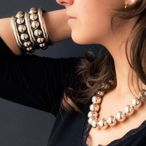Bracelet Bracelet argent manchette style Désprès 58 Facettes 20-017