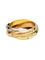 Bague 61 Bague Cartier "Trinity" 3 ors et diamants. 58 Facettes 30449