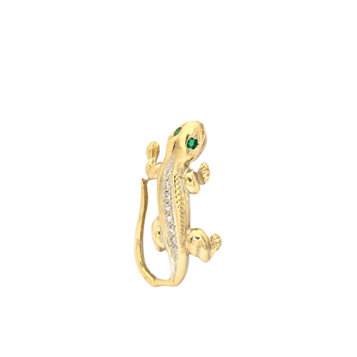 Pendentif Pendentif Animalier Or jaune Diamants Emeraudes 58 Facettes 28785