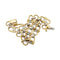 Bracelet Bracelet Cartier, "Santos", or jaune et blanc. 58 Facettes 30201