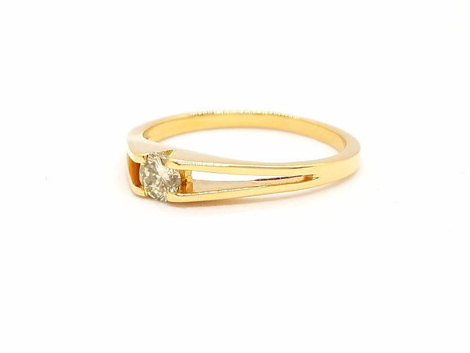 Bague 52 Bague Solitaire Or jaune Diamant 58 Facettes 758208CN