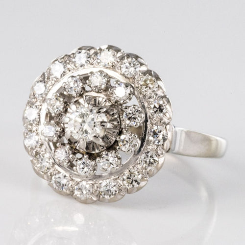 Bague 59 Bague ronde diamants 58 Facettes 19-481-48