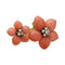 Bague 51 Bague Van Cleef & Arpels, "Double Fleurs", or jaune, corail et diamants. 58 Facettes 29151-1