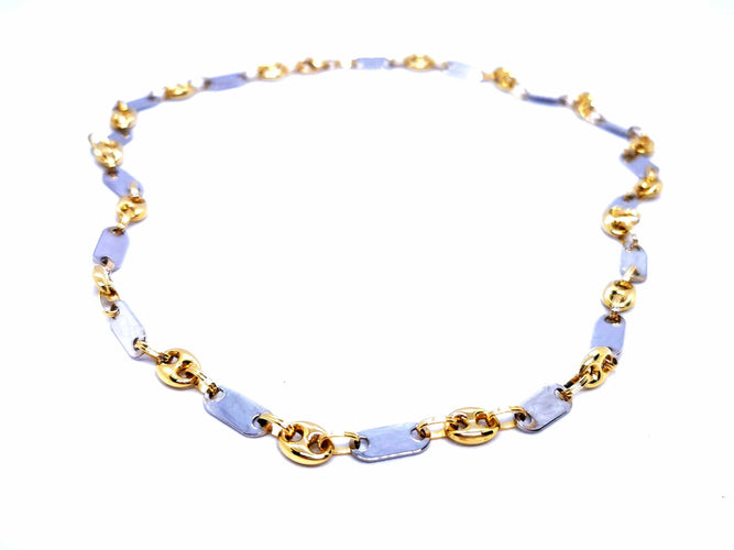 Collier Collier Grain de café Or jaune 58 Facettes 851001CN