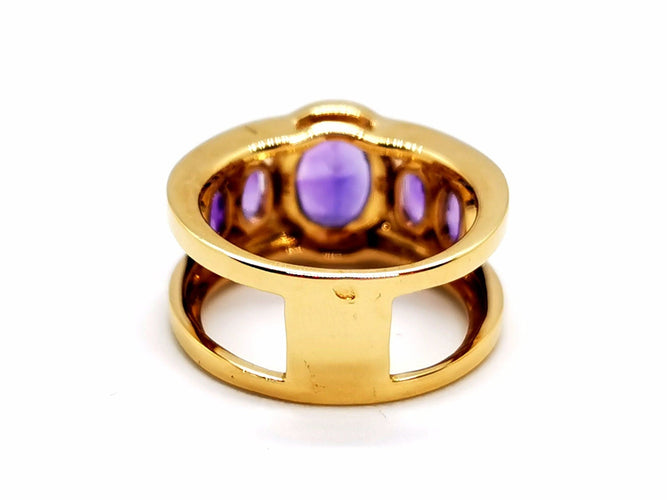 Bague 52 Bague Or jaune Améthyste 58 Facettes 1080390CN