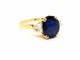 Bague 55 Bague Or jaune Saphir 58 Facettes 757301CN