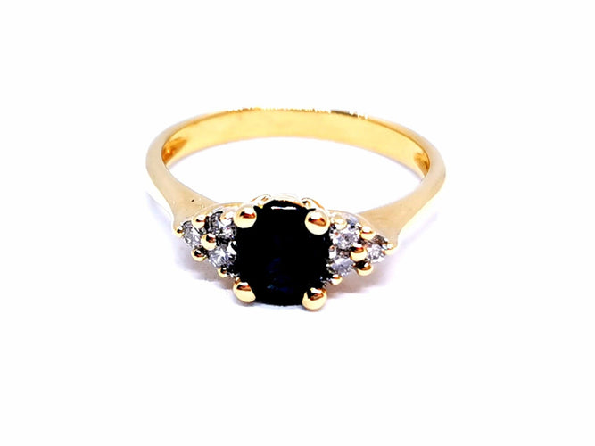 Bague 53 Bague Or jaune Saphir 58 Facettes 978903CN