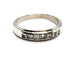 Bague 54 Bague Demie alliance Or blanc Diamant 58 Facettes 1186432CN