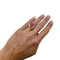Bague 50 Bague rubis en or rose et platine, diamants. 58 Facettes 29958