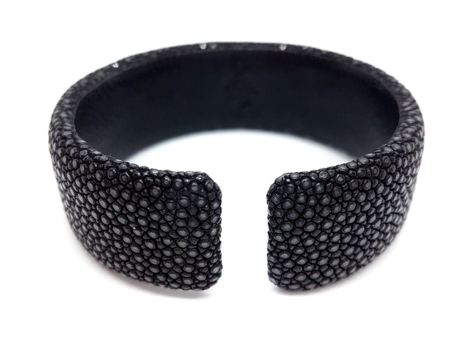 Bracelet Bracelet Manchette Or rose Galuchat 58 Facettes 05780CD