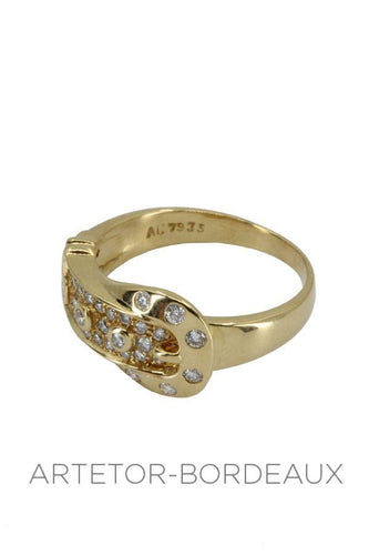 Bague 53 Bague ceinture diamants 58 Facettes 35391