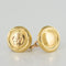 Boutons de manchette Boutons de manchettes ronds en or 58 Facettes 19-233