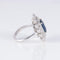 Bague Bague Marguerite Saphir Diamants 58 Facettes 1