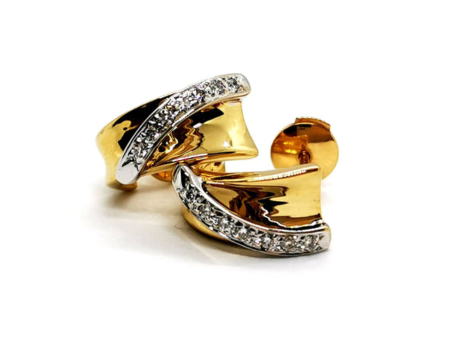 Boucles d'oreilles Boucles d'oreilles Or jaune Diamant 58 Facettes 1117930CN