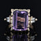 Bague 52 Bague ancienne améthyste 2 ors 58 Facettes 21-144-52