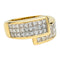Bague 53.5 Bague toi & moi en or jaune et diamants. 58 Facettes 29959