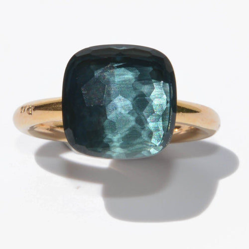 Bague Bague nudo XL en topaze bleue london blue 58 Facettes