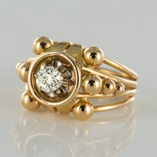 Bague 49 Bague diamant années 60 58 Facettes CV18-5420472-52