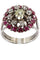 Bague Bague rubis et diamants années 70' 58 Facettes 18611