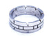 Bague 63 Cartier Bague Alliance Tank Or blanc 58 Facettes 1050177CN