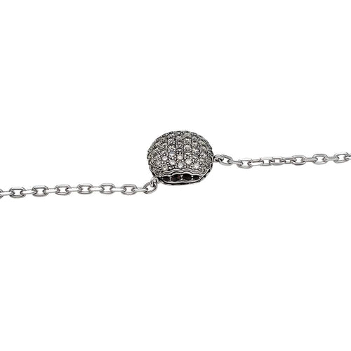 Collier Collier Boucheron, "Tentation Macaron", en or blanc, diamants et saphirs. 58 Facettes 30608