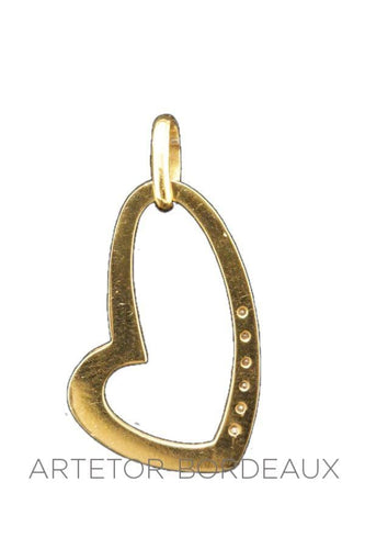 Pendentif Pendentif coeur diamants 58 Facettes 1861