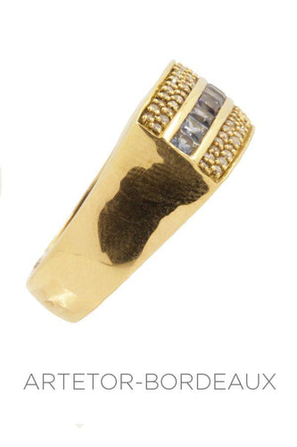 Bague 58 Bague saphirs et diamants 58 Facettes 7581