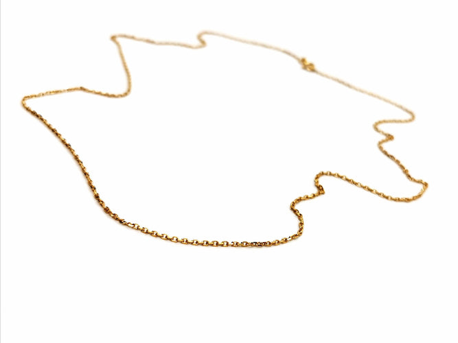 Collier Collier Maille forçat Or jaune 58 Facettes 1161981CD