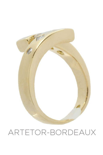 Bague 51 Bague moderne diamants 58 Facettes 29231