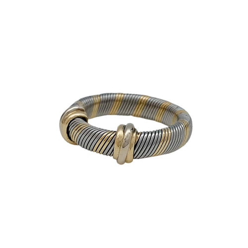 Bague 49 Bague Cartier en or jaune et acier. 58 Facettes 29994