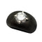 Bague 53 Bague jonc en or blanc noirci, centre diamant 2.08 carats. 58 Facettes 30302
