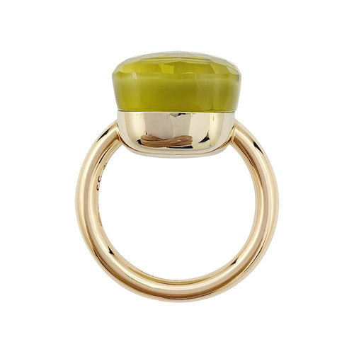 Bague 55 Bague Pomellato, "Nudo Assoluto", deux ors et quartz lemon. 58 Facettes 30171