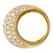 Bague 56 Bague triple jonc en or jaune et diamants. 58 Facettes 30526