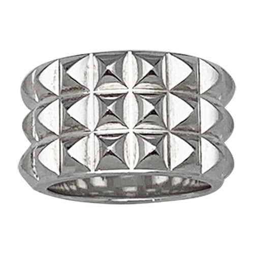 Bague 51 Bague Hermès, "Espionne", argent. 58 Facettes 30335