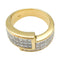 Bague 53.5 Bague toi & moi en or jaune et diamants. 58 Facettes 29959