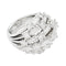 Bague 49 Bague dôme Van Cleef & Arpels en platine et diamants. 58 Facettes 29356-1