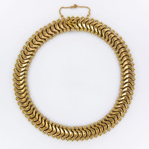 Collier Collier rétro or articulé 58 Facettes 19-543