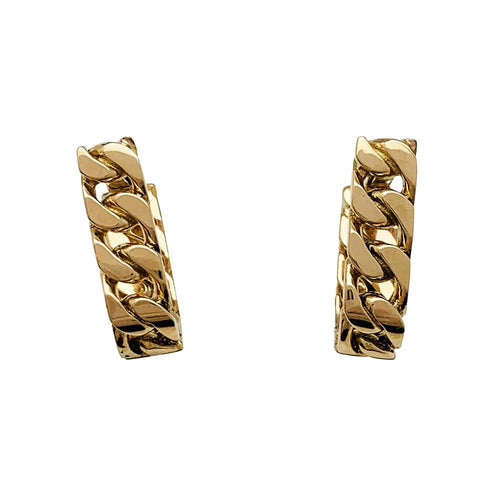 Boutons de manchette Boutons de manchette Hermès, maille gourmette en or jaune. 58 Facettes 30244