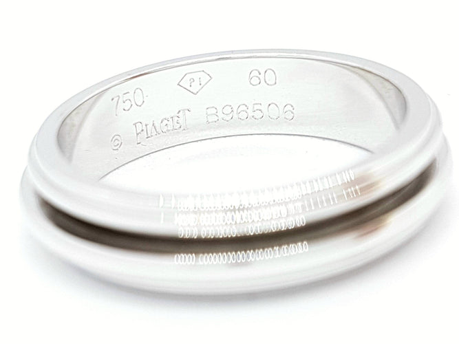 Bague 60 Piaget Bague Possession Or blanc 58 Facettes 00028CN