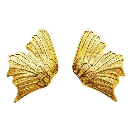 Boucles d'oreilles Boucles d'oreilles Lalaounis "Ailes" en or jaune. 58 Facettes 30512